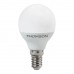 Лампа светодиодная Thomson E14 4W 4000K шар матовая TH-B2102