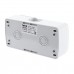 Блок розетка-выключатель двухклавишный ЭРА Intro Atlantic IP54 16/10A 250V с крышкой 5-702-03 Б0050948