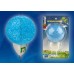 Настенный светодиодный светильник Uniel DTL-309-Шар/Blue/1LED/0,1W 10328