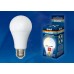 Лампа светодиодная Uniel E27 9W 4000K матовая LED-A60-9W/WW+NW/E27/FR PLB01WH UL-00001569